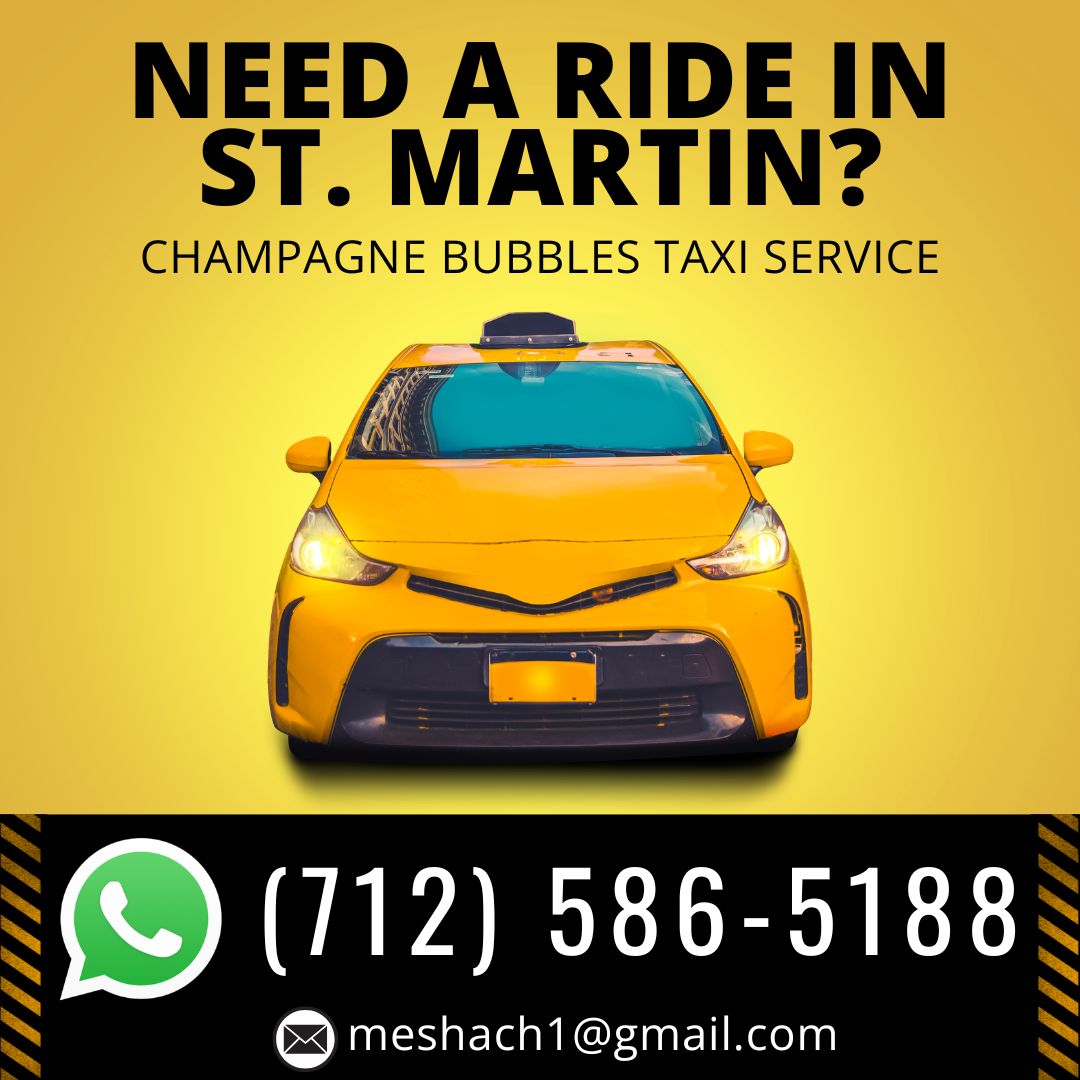 Champagne Bubbles Taxi Service in St Martin USVI